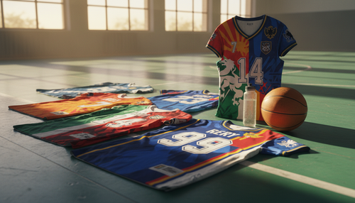 Maillot personnalisé avec drapeau
